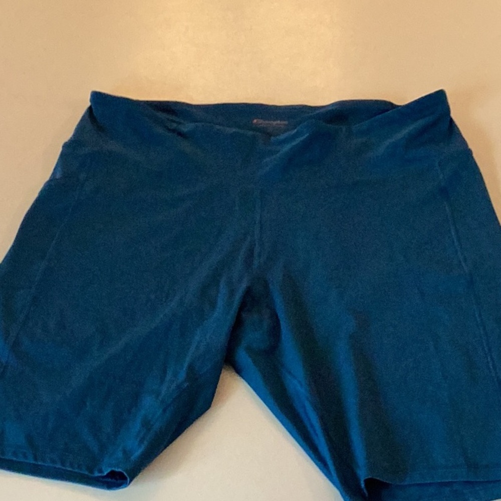 Champion teal athletic wear shorts .  Size 3X